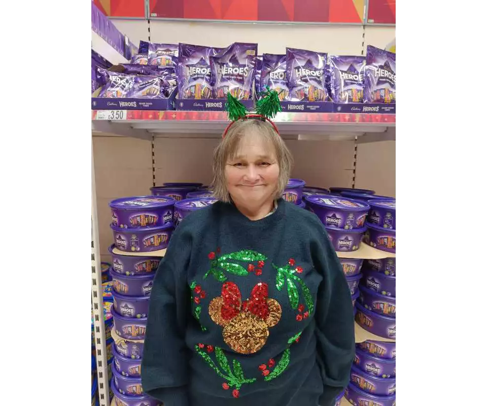 "Queen of the Christmas aisle" Sheila celebrates 50 years of service